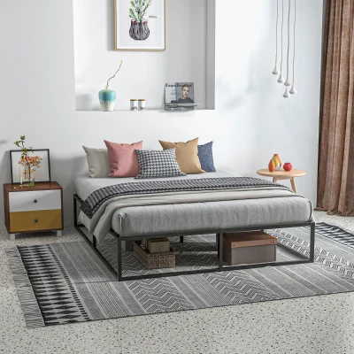 HOMCOM Struttura Letto  con Spazio Contenitore 190x160x35cm