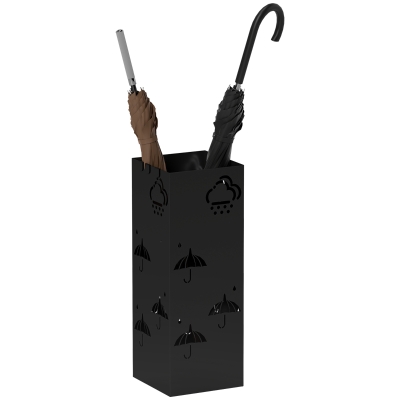 Umbrella Stand 15.5L x 15.5W x 41H cm Black