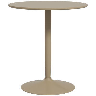 HOMCOM Minimalistic Dining Table Light Brown 75H x Φ70cm