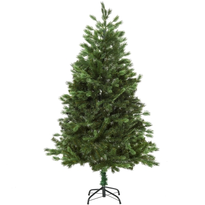 HOMCOM Albero di Natale 105cm x 105cm x 210cm Verde