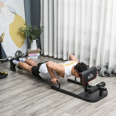 HOMCOM Macchina squat 50cm x 97cm x 56.5cm nero