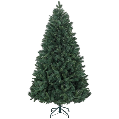 HOMCOM Albero di Natale Artificiale 180cm con 1061 Rami Verde