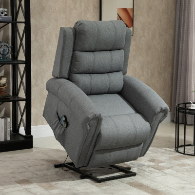 HOMCOM Plotrona alzapersona 90cm x 91cm x 106cm Grigio