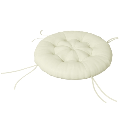 Outsunny Coussin Chaise Rond Ø80cm pour Fauteuil Cocon