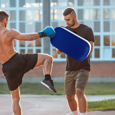 SPORTNOW Colpitore Boxe e Muay Thai Imbottito in EPE e PU Blu