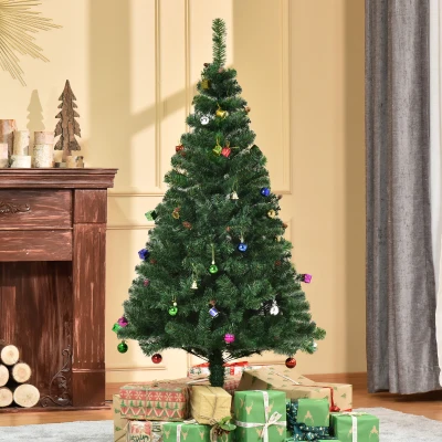 HOMCOM Albero di Natale 75cm x 75cm x 150cm Verde