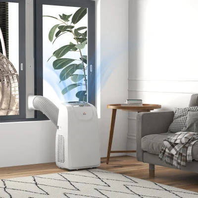 HOMCOM 12,000 BTU Mobile Air Conditioner - White