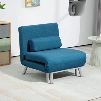 Sofa Bed 75cm x 70cm x 75cm Blue