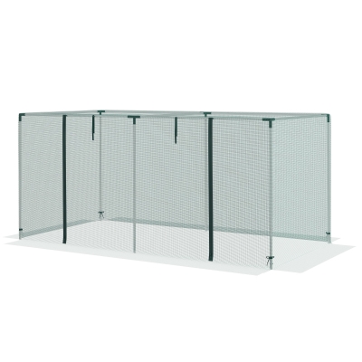 Outsunny Serre Jardin Acier Galvanisé 240x120x110cm Vert