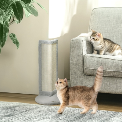cat scratching post 30W x 30D x 56Hcm Grey