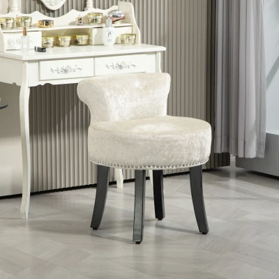 Vanity Stool 50cm x 54cm x 62cm Beige