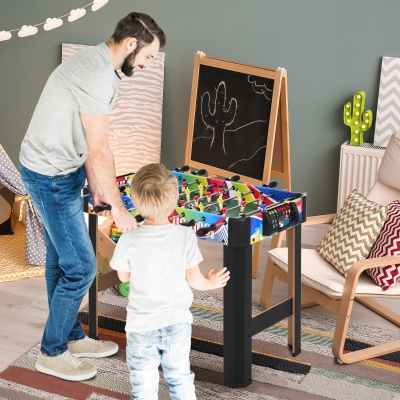 HOMCOM 2.8FT Foosball Table Indoor Gaming for Kids