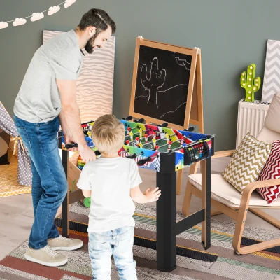 HOMCOM 2.8FT Foosball Table Indoor Gaming for Kids