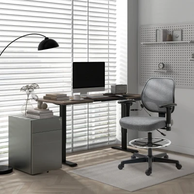 Vinsetto Lockable Rolling Cabinet Steel 3 Drawers for Files