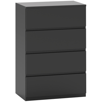 Drawer Cabinet 55cm x 33cm x 80cm Black
