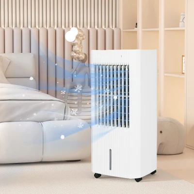 HOMCOM Portable 3-in-1 Air Cooler 5L with Remote, Home