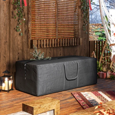 Outsunny Sacca per Albero di Natale 840L Impermeabile Nero