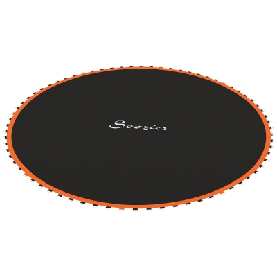 SPORTNOW Trampolinemat, Ronde Sprungdoek, Polypropyleen, Oranje