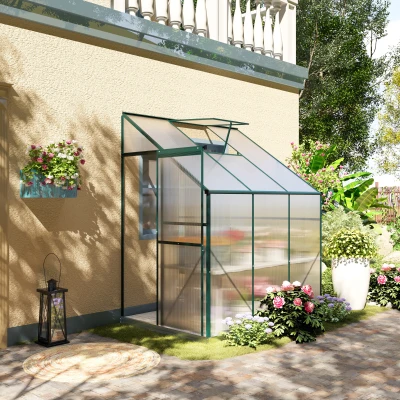 Outsunny Serra da Giardino in Policarbonato con Finestra