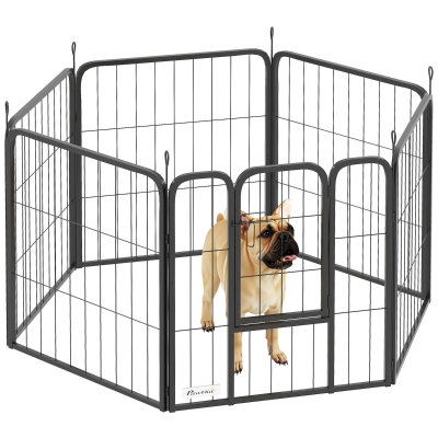 PawHut Heavy Duty Dog Playpen 60cm Indoor Outdoor