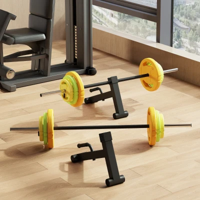 SPORTNOW Barbell Jack 400kg Non-Slip Handle for Home Gym