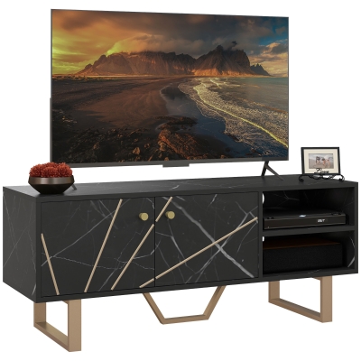 TV Stand 110W x 35D x 45H cm Black