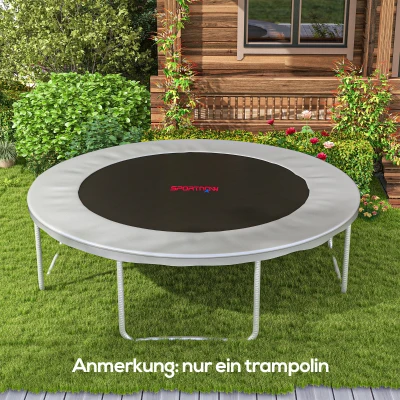 SPORTNOW Mata do Trampolina, Okrągła Powłoka Skoczna, Polipropylen, Pomarańczowa