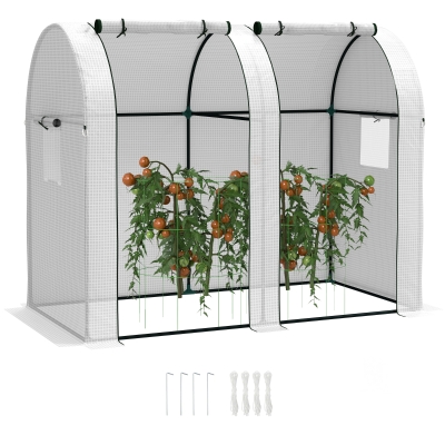 Greenhouse 185W x 94D x 150Hcm White