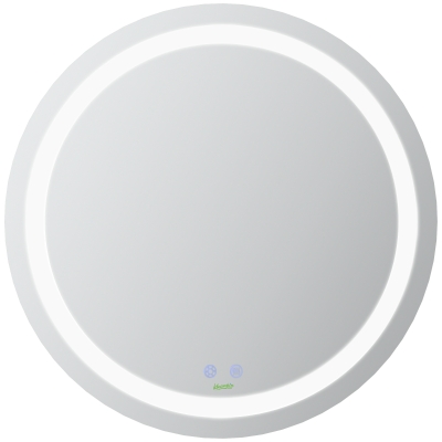 kleankin Miroir Rond Salle Bain LED Ø60cm
