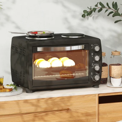 Toaster Oven 54W x 38.5D x 35.5Hcm Black