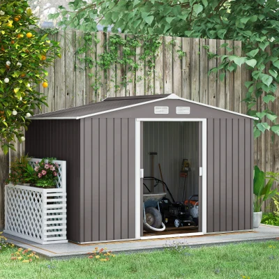 Outsunny magazie scule si unelte, din fier 277x195x192cm(m-2)