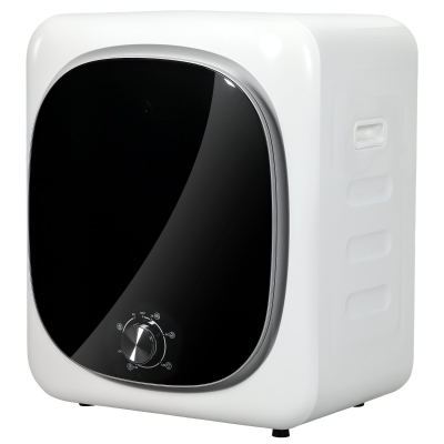 HOMCOM Elektrischer Ablufttrockner 800 W 4 Kg mit 5 Trockenmodi, Edelstahl-Trommel, Frontlader