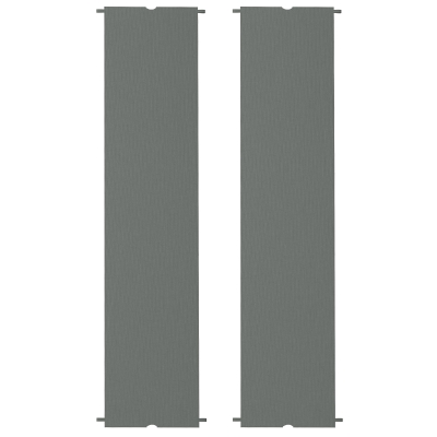 Outsunny Toiles Pergola 4.9x1.2m UV Gris Foncé