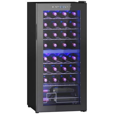 Wine Cooler 43W x 45D x 95Hcm Black