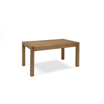 E-STYLO Tavolo allungabile con top impiallacciato rovere naturale e gambe in frassino massello, 90cm X 160/240cm H. 76cm.