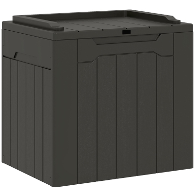 Storage Chest 56L x 41.5W x 53H cm Charcoal grey