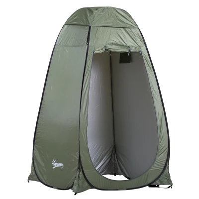 Outsunny Tienda de Ducha Pop-Up Tienda de Privacidad Portátil Tienda Instantánea  con Bolsa de Transporte para Baño Vestuario Cambiador 120x120x190 cm Verde