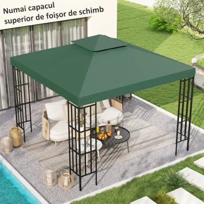Acoperis pavilion, Gazebo, dublu strat, 3x3m