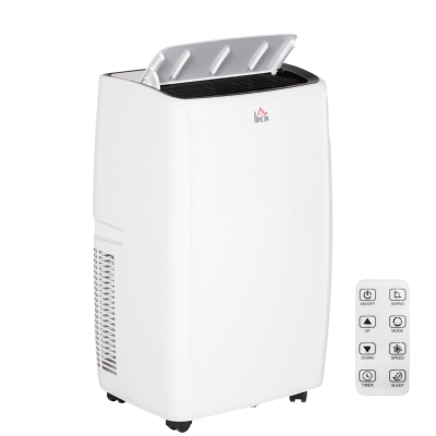 HOMCOM 12,000 BTU Mobile Air Conditioner Grade A White
