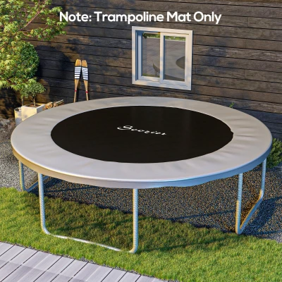 SPORTNOW Tappeto di ricambio per trampolino 385x385cm Nero