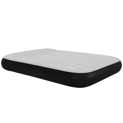 Outsunny Materasso gonfiabile 191x137x30cm Grigio chiaro