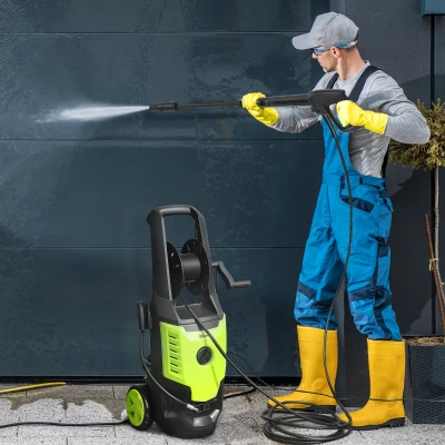 Outsunny Portable Electric Pressure Washer 2200W 170 Bar
