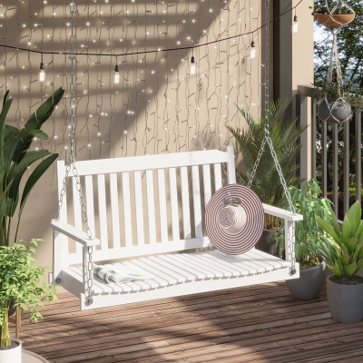 Outsunny hammock 117x69x60cm Bianco