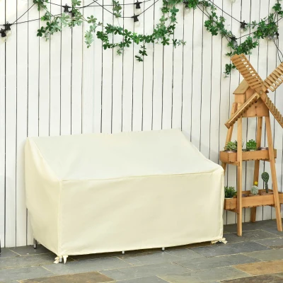 Outsunny Gartenmöbelabdeckung Abdeckhaube Abdeckplane wasserdicht 140L x 84B x 56/94H cm Oxford mit hoher Dichte 600D Beige