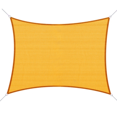 Outsunny Tenda da sole 600x400x1cm Giallo