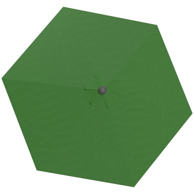 Outsunny Ersatzbezug für Gartenschirm Ø3 m mit Belüftungsöffnungen für Holz- und Stahlrahmen, Grün