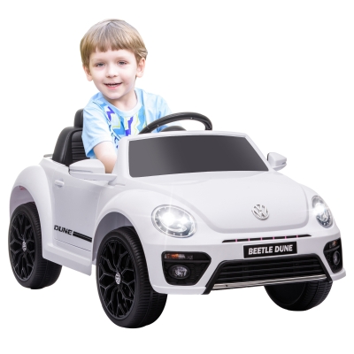 AIYAPLAY Auto elettrica per bambini 97cm x 56,5cm x 46cm Bianco