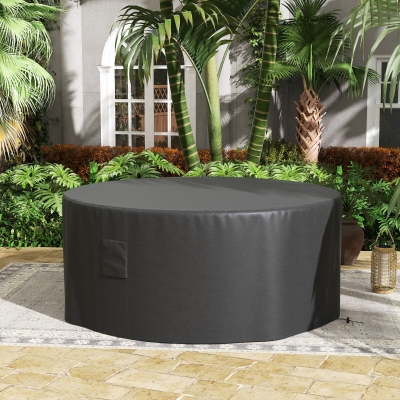 Outsunny Patio Furniture Cover Waterproof Oxford Black
