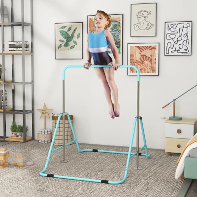 HOMCOM Barra per ginnastica 154x106.2x128.5cm Verde