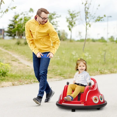 AIYAPLAY Auto Elettrica per Bambini 73cm x 73cm x 44cm Rosso